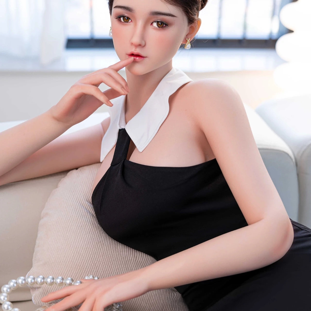 Adeline 168CM/5FT5 D Cup Full Silicone Sex Doll