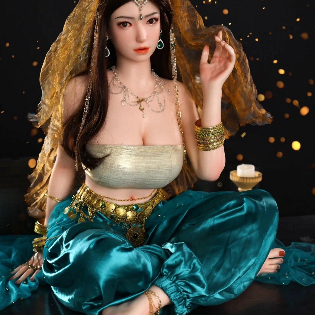 Jiya  163CM/5FT3 F Cup Full Silicone Sex Doll (Head & Body One Piece)