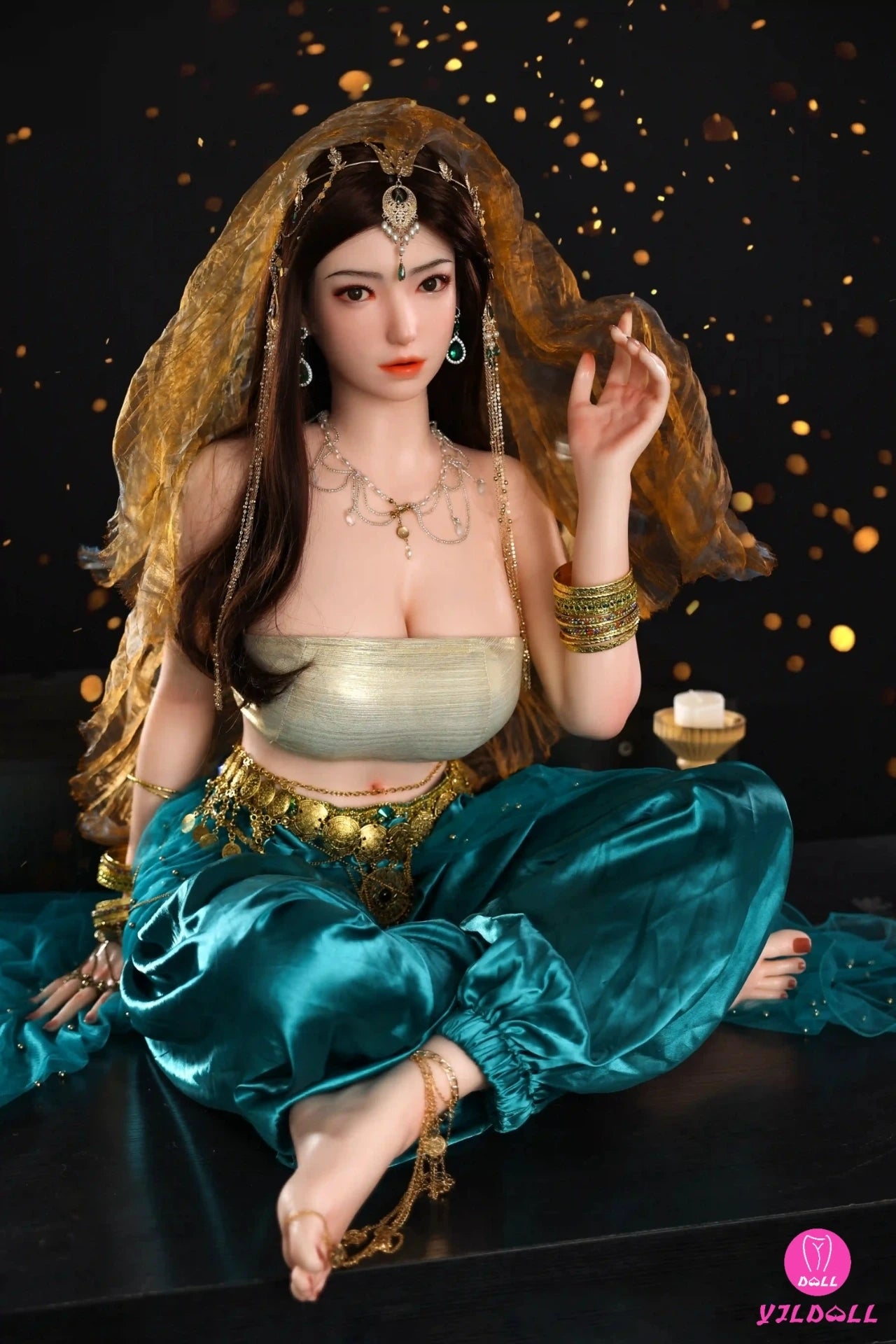 Jiya  163CM/5FT3 F Cup Full Silicone Sex Doll (Head & Body One Piece)