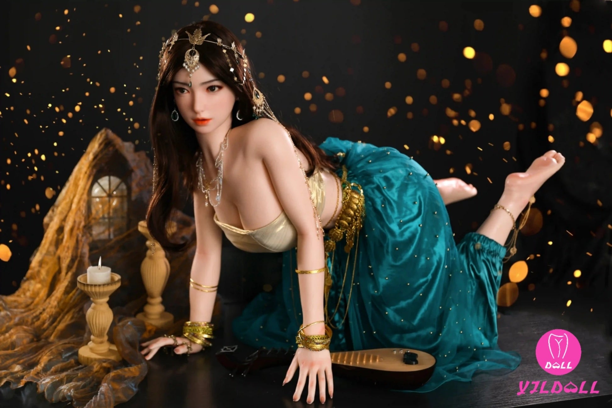 Jiya  163CM/5FT3 F Cup Full Silicone Sex Doll (Head & Body One Piece)