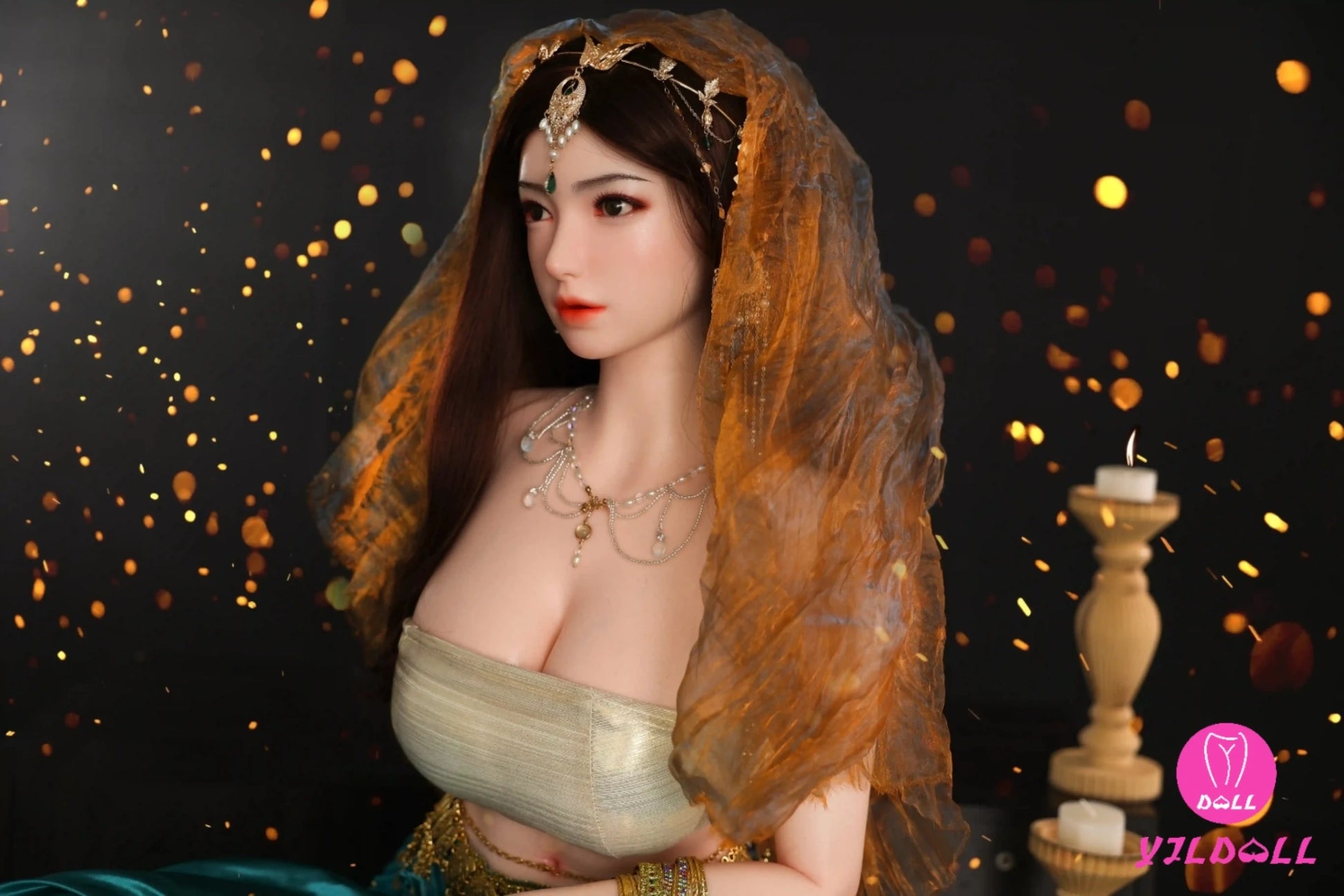 Jiya  163CM/5FT3 F Cup Full Silicone Sex Doll (Head & Body One Piece)