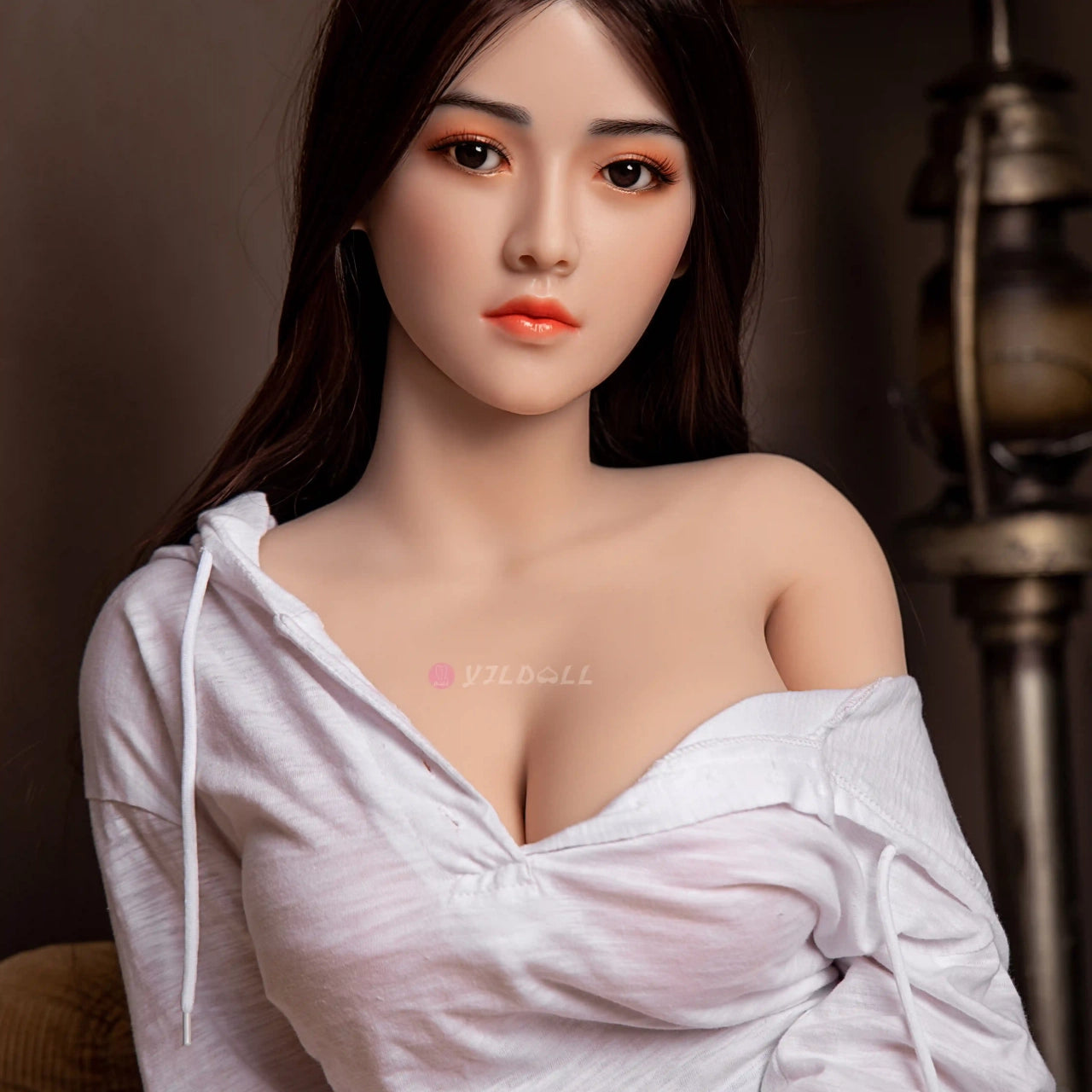 Qing 163CM/5FT3 F Cup TPE Body+Silicone Head Sex Doll