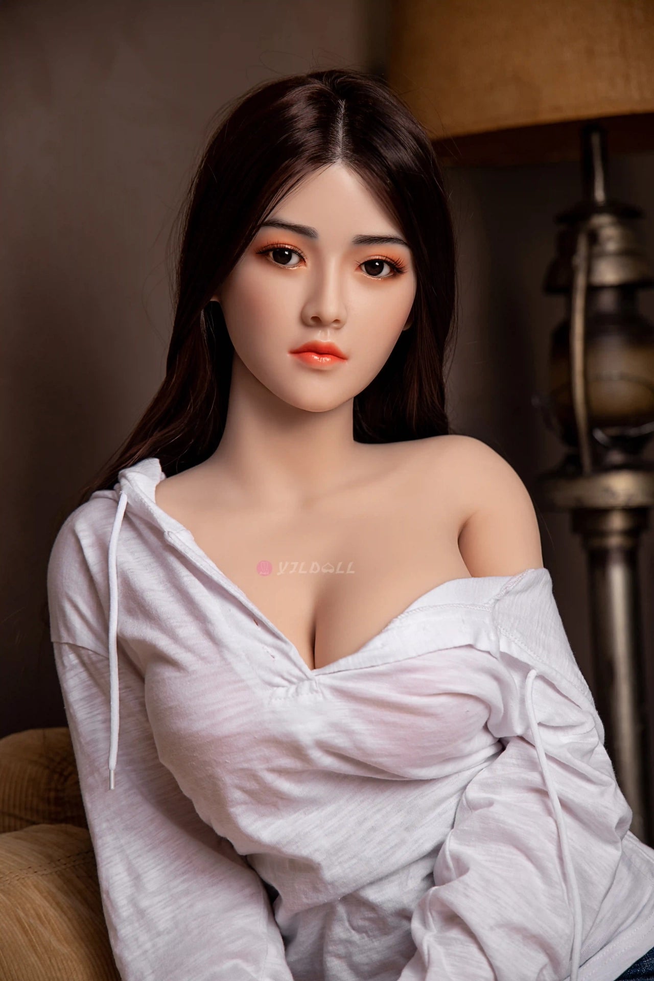 Qing 163CM/5FT3 F Cup TPE Body+Silicone Head Sex Doll