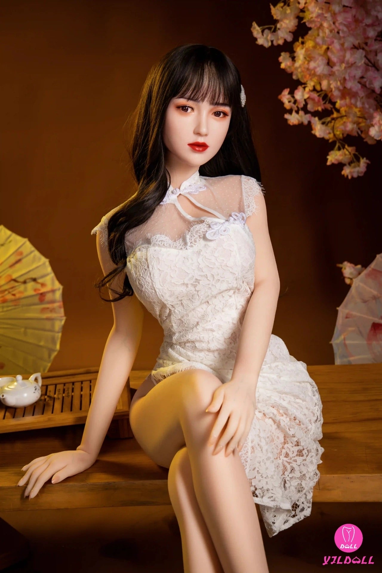 Li-Hua 166CM/5FT4 B Cup TPE Body+Silicone Head Sex Doll