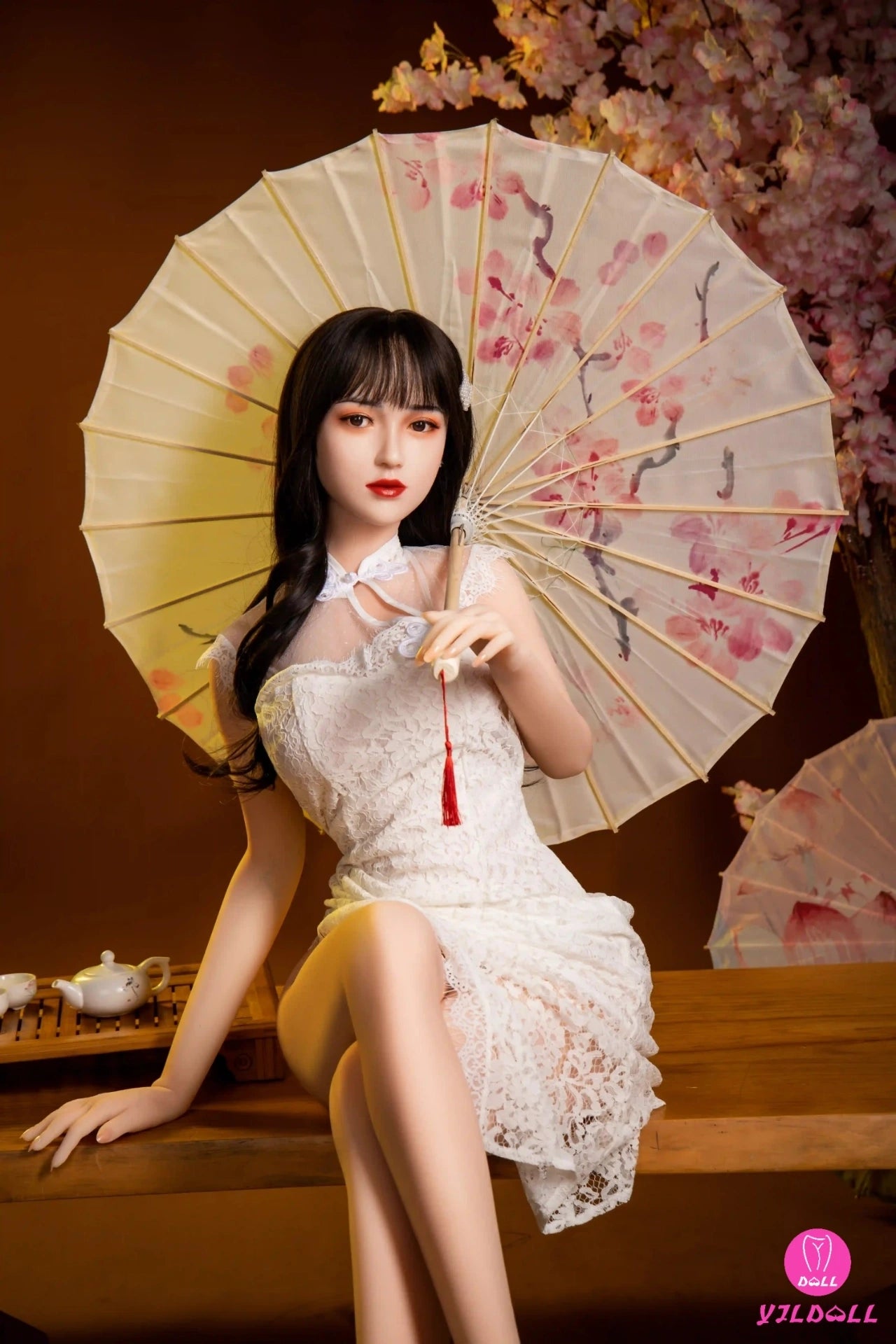 Li-Hua 166CM/5FT4 B Cup TPE Body+Silicone Head Sex Doll