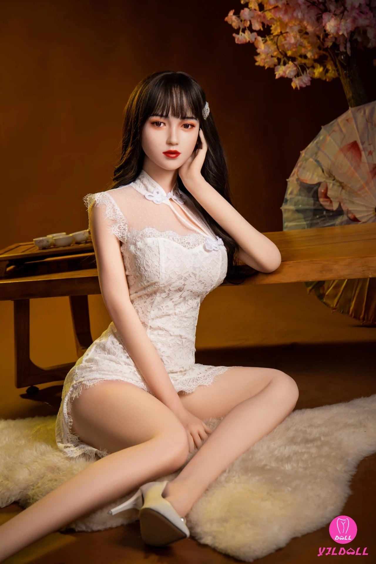 Li-Hua 166CM/5FT4 B Cup TPE Body+Silicone Head Sex Doll