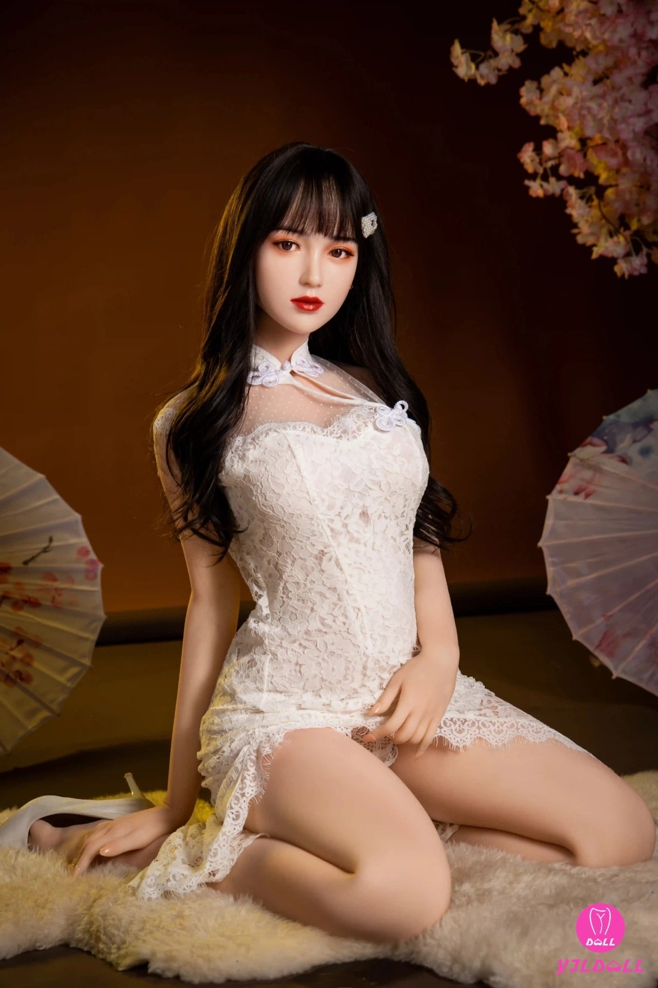 Li-Hua 166CM/5FT4 B Cup TPE Body+Silicone Head Sex Doll