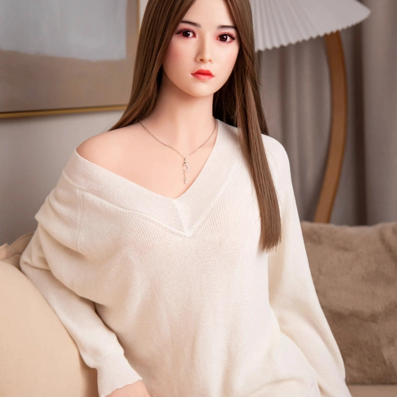 Li Na 166CM/5FT4 B Cup TPE Body+Silicone Head Sex Doll