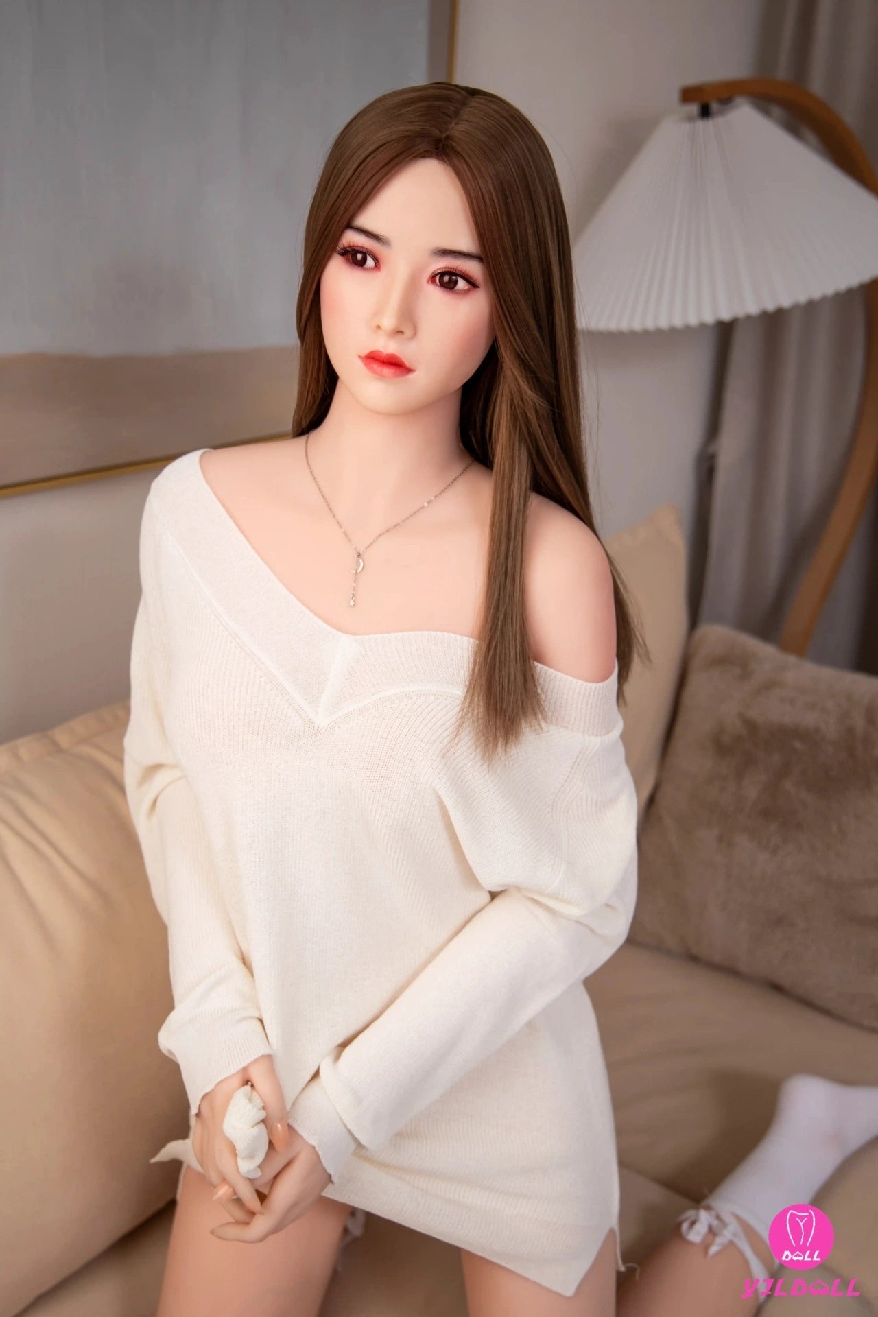 Li Na 166CM/5FT4 B Cup TPE Body+Silicone Head Sex Doll