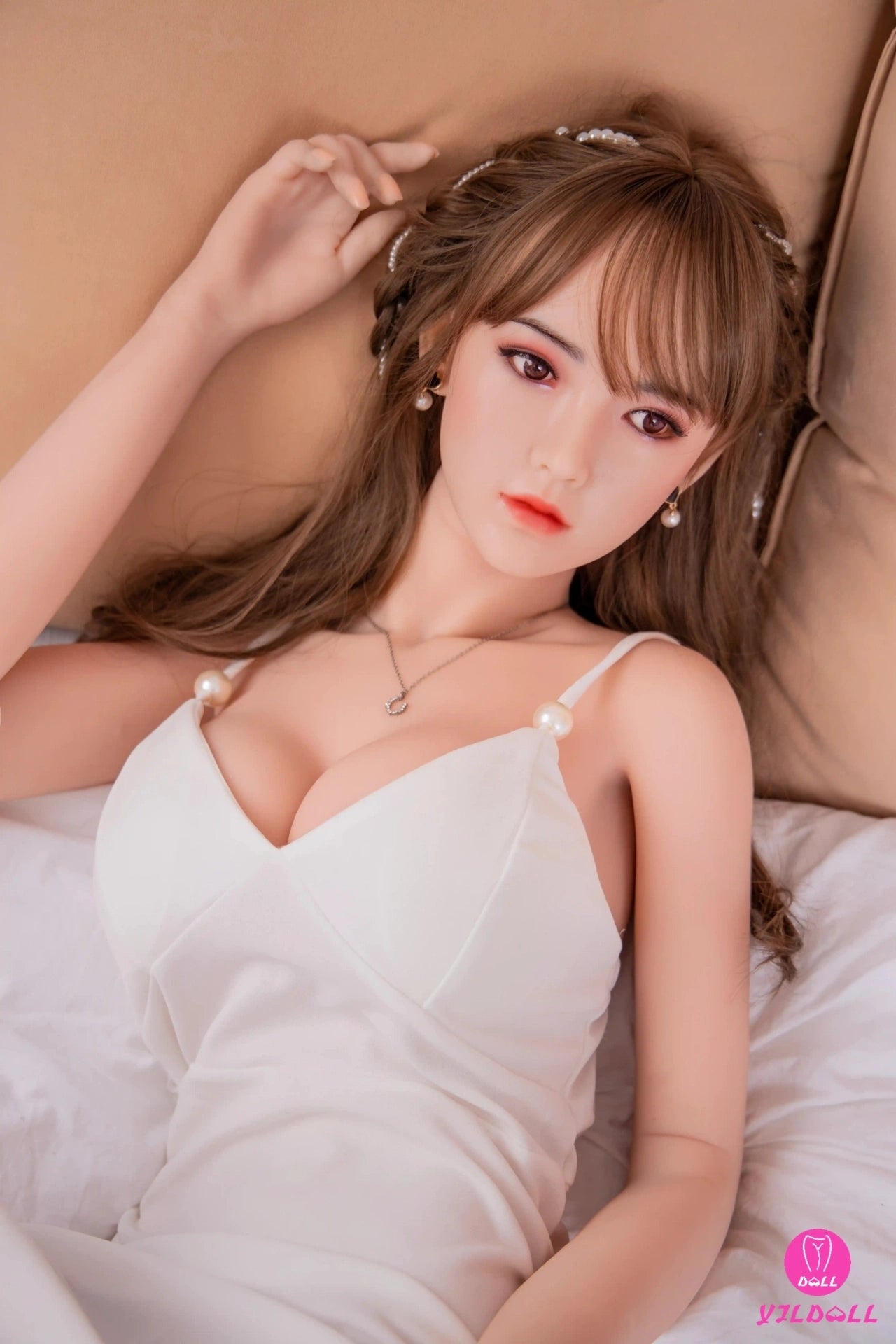 Huang Yan 170CM/5FT6 D Cup TPE Body+Silicone Head Sex Doll