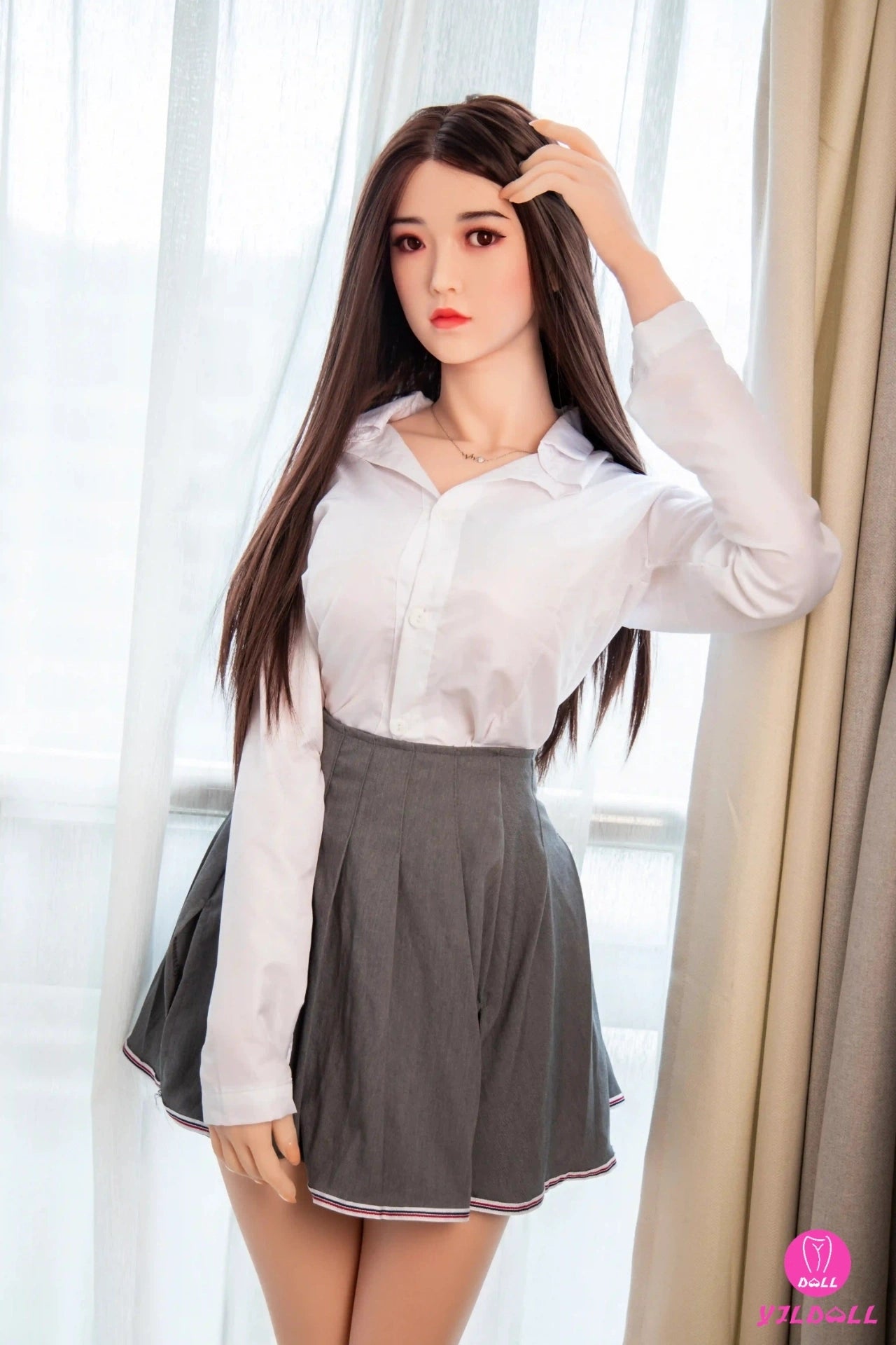 Zhou Ting 170CM/5FT6 D Cup TPE Body+Silicone Head Sex Doll