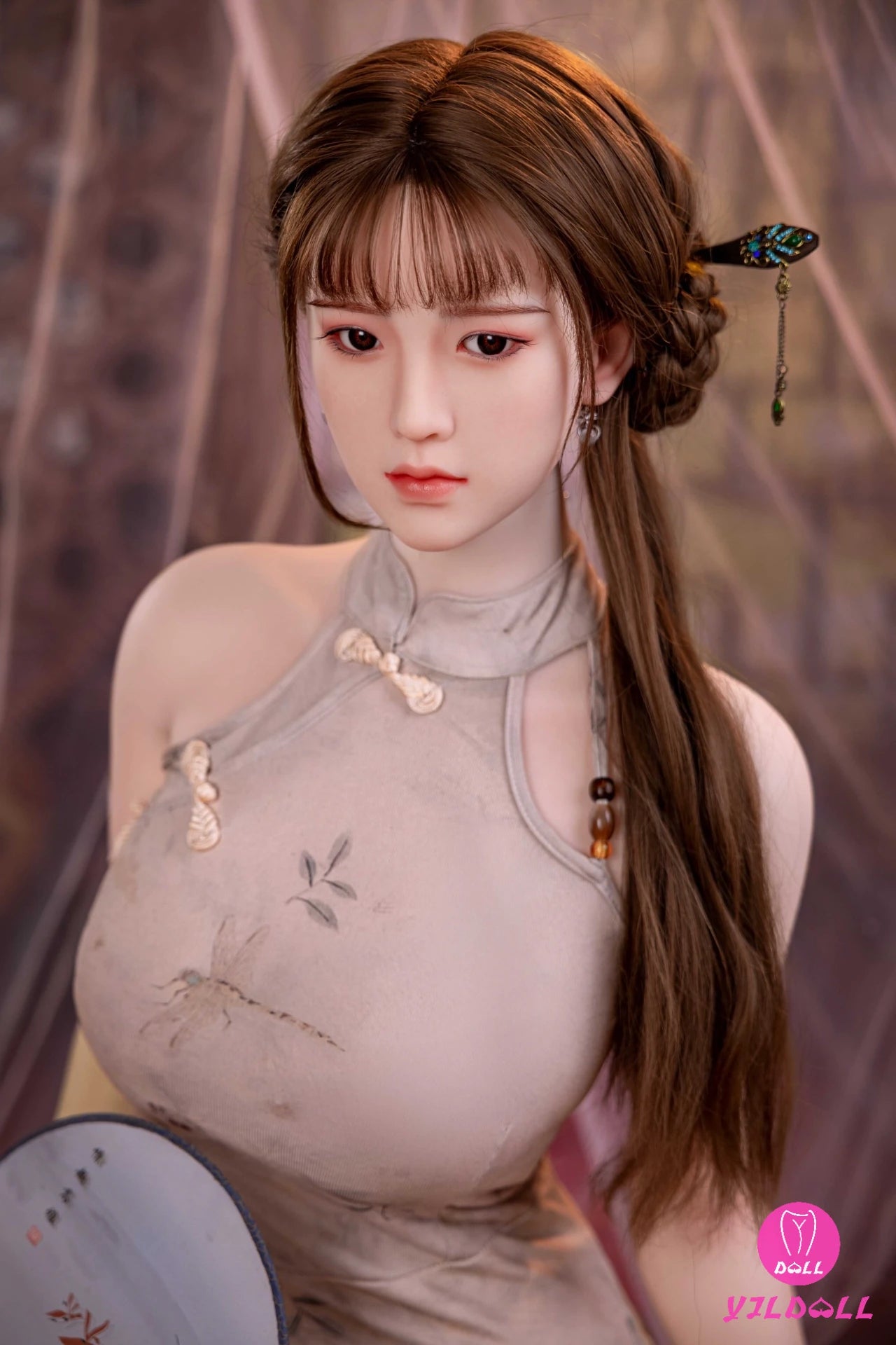 Emmy 165CM/5FT4 D Cup TPE Body+Silicone Head Sex Doll