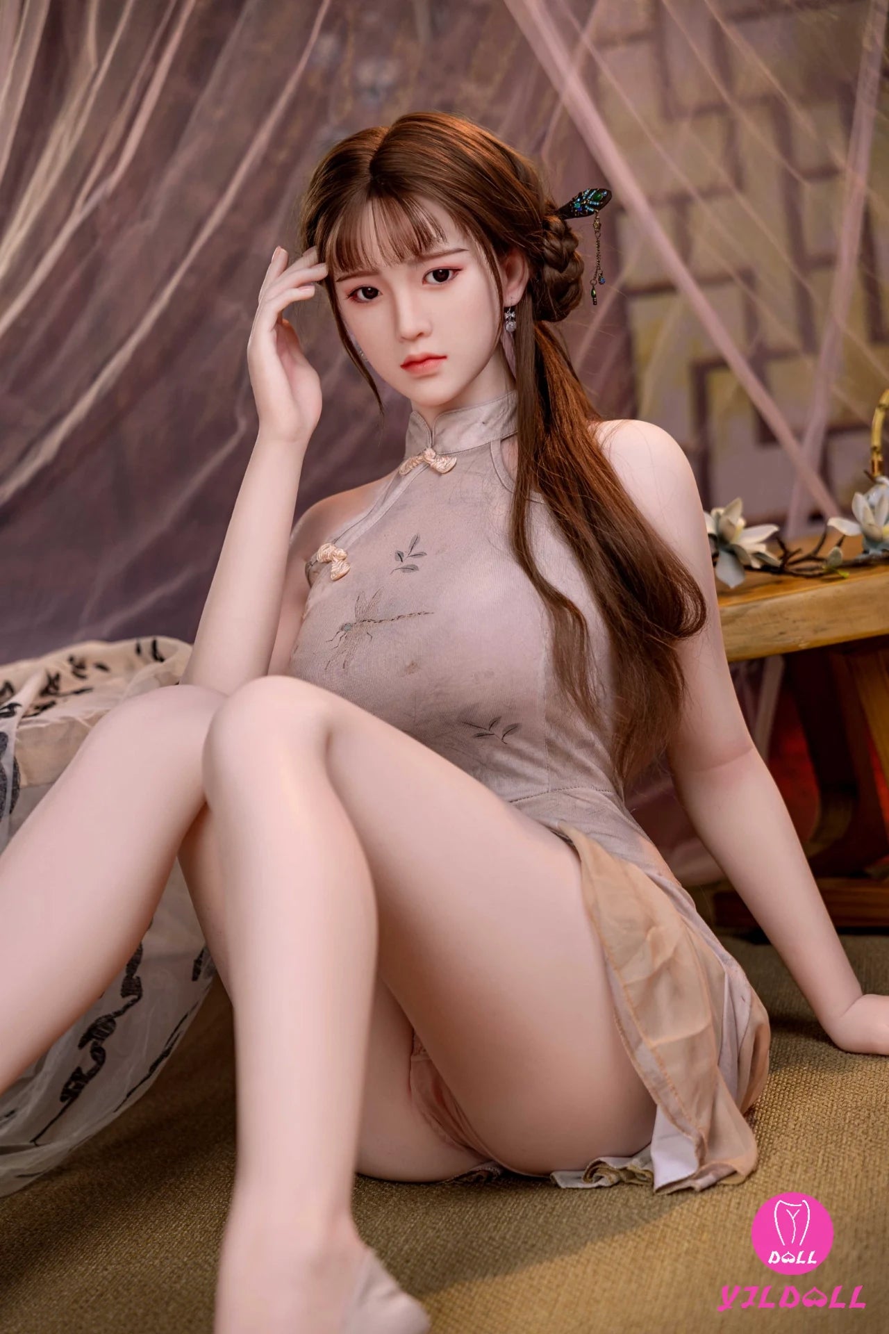 Emmy 165CM/5FT4 D Cup TPE Body+Silicone Head Sex Doll