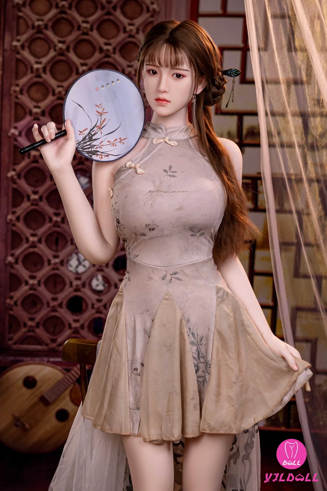 Emmy 165CM/5FT4 D Cup TPE Body+Silicone Head Sex Doll