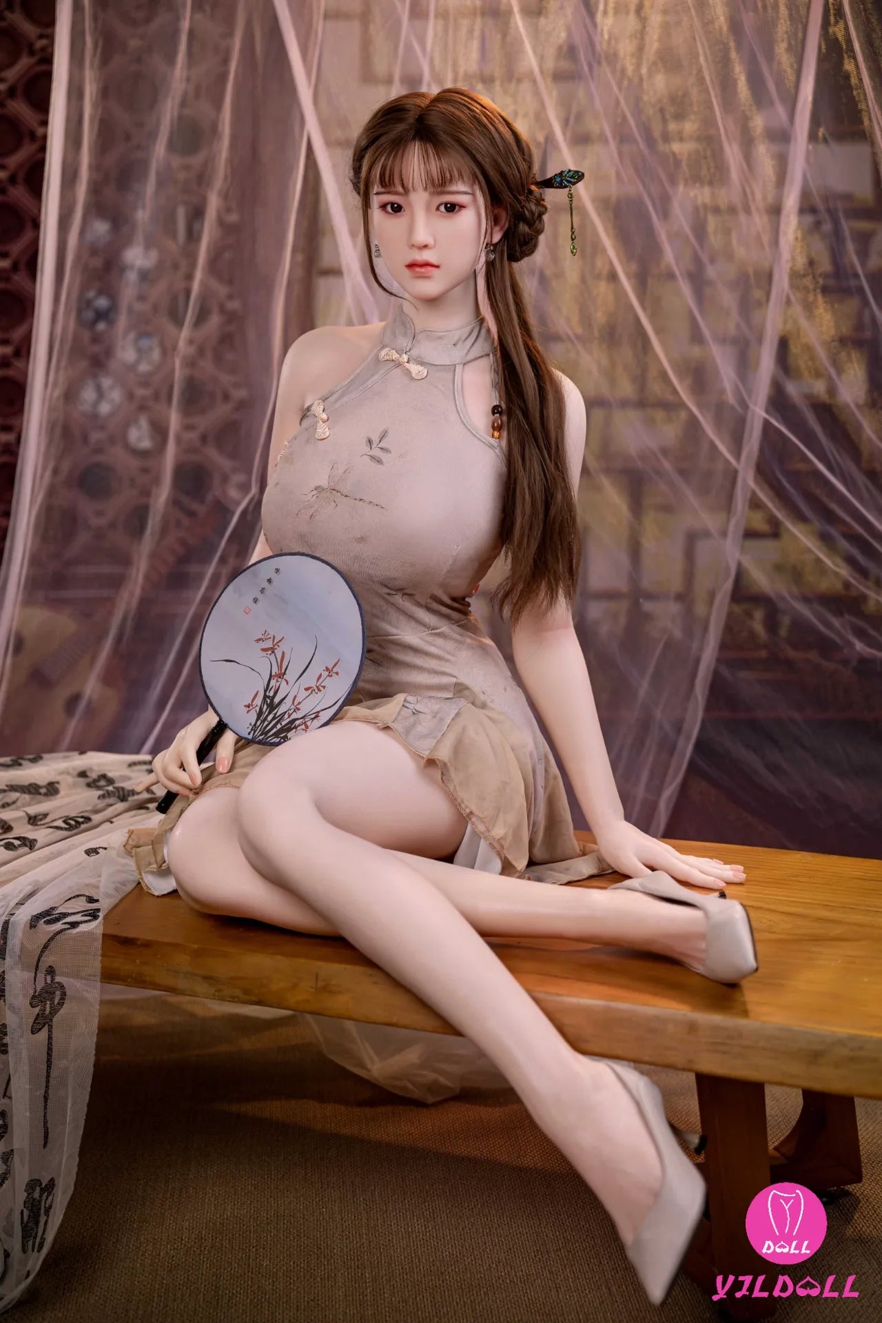 Emmy 165CM/5FT4 D Cup TPE Body+Silicone Head Sex Doll