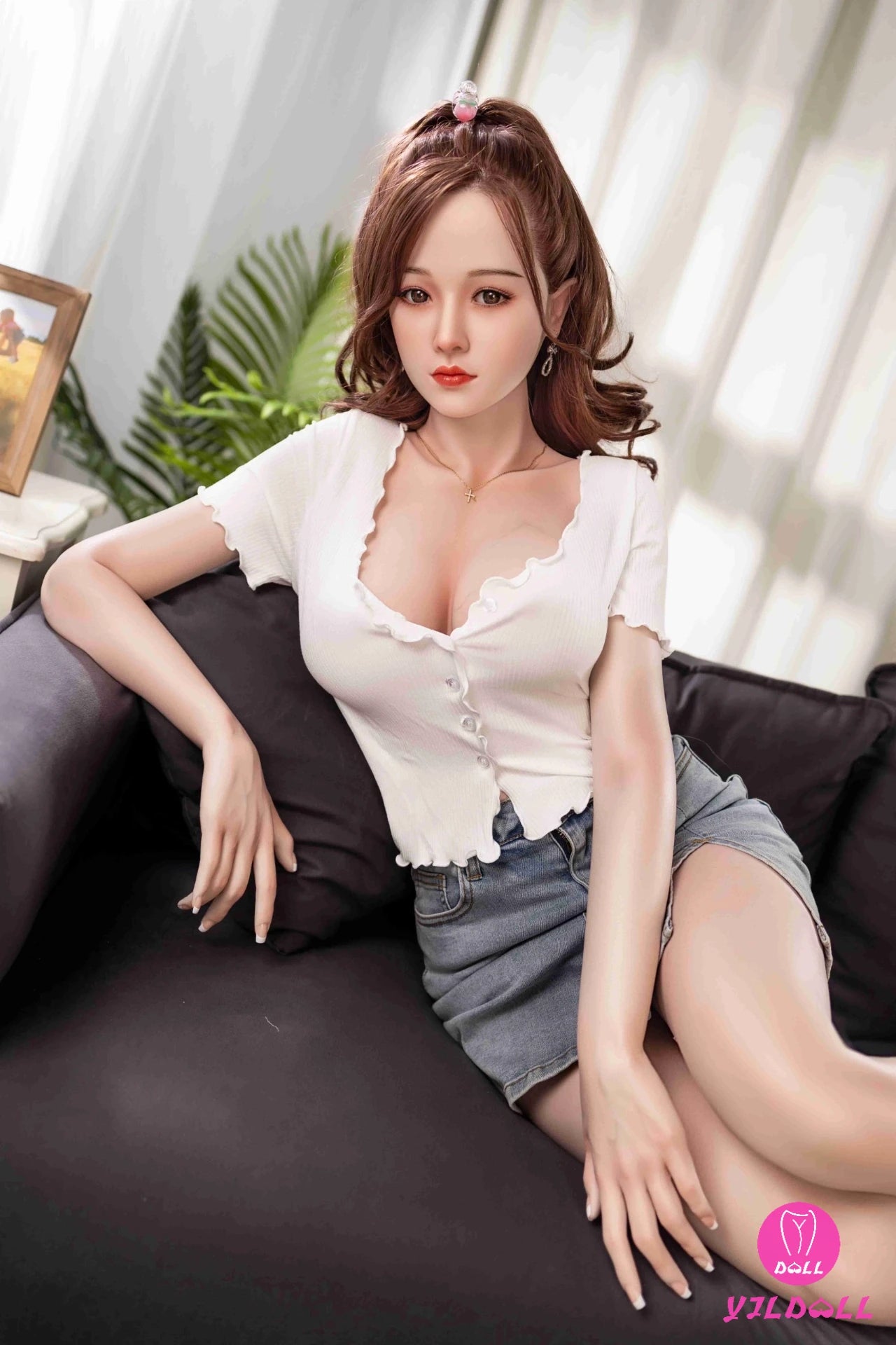 Addilynn 165CM/5FT4 D Cup TPE Body+Silicone Head Sex Doll