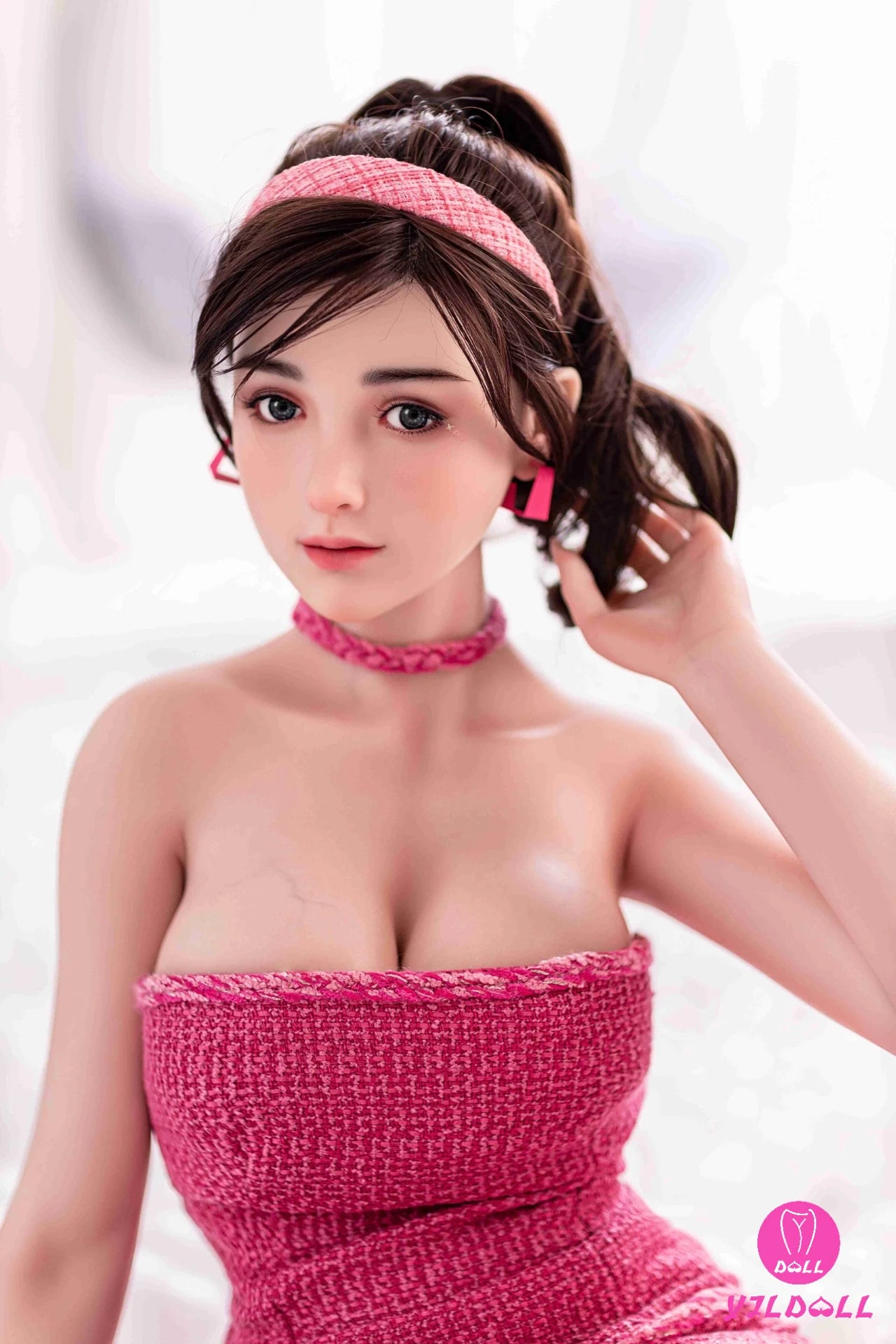 Joselyn 165CM/5FT4 D Cup TPE Body+Silicone Head Sex Doll