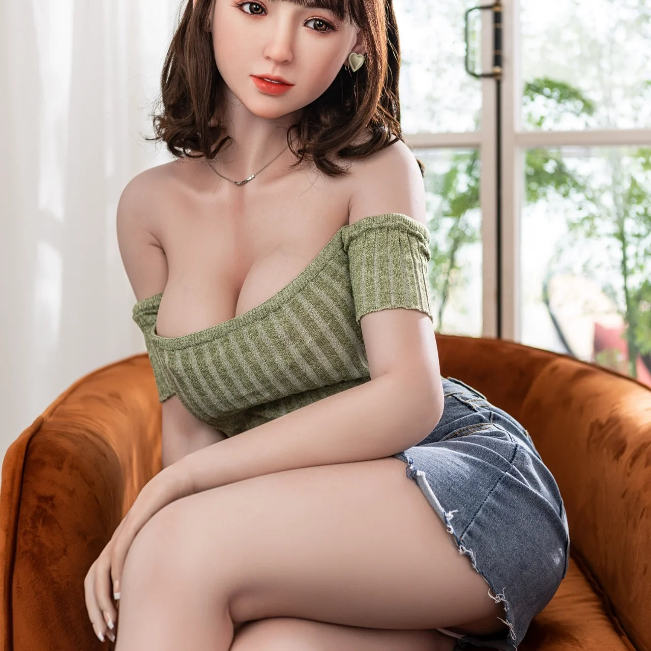 Aurora 168CM/5FT5 E Cup TPE Body+Silicone Head Sex Doll