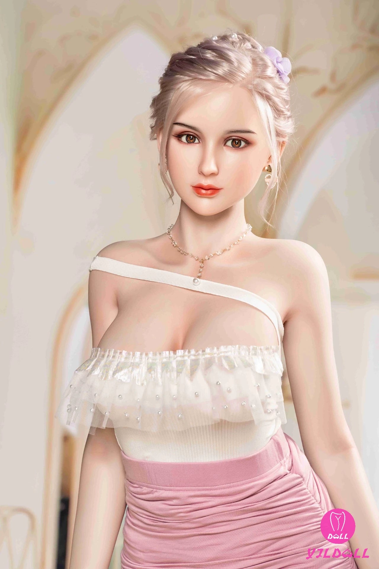 Zelda 168CM5FT5 E Cup TPE Body+Silicone Head Sex Doll