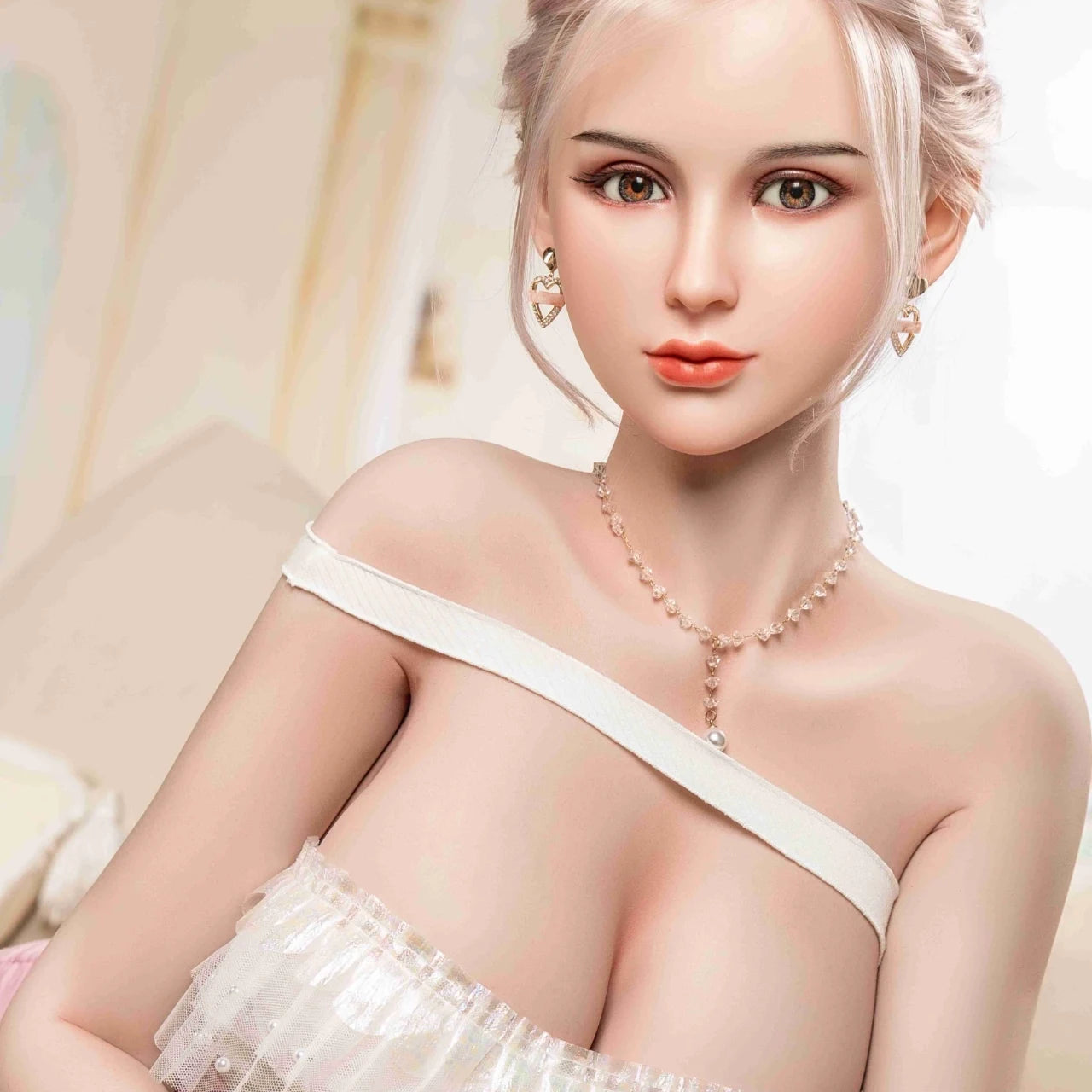 Zelda 168CM5FT5 E Cup TPE Body+Silicone Head Sex Doll