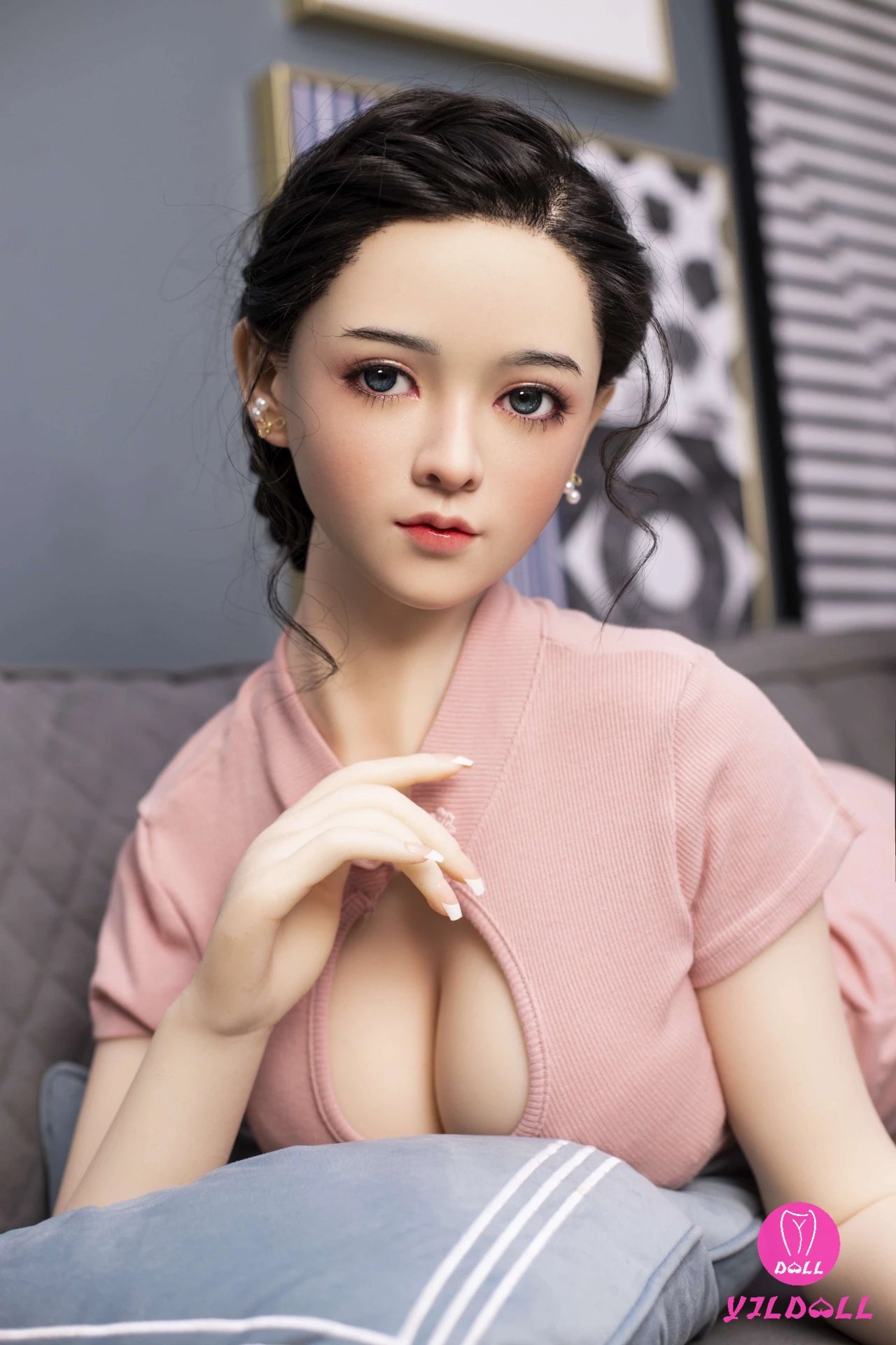 Elyse 148CM/4FT8 D Cup TPE Body+Silicone Head Sex Doll