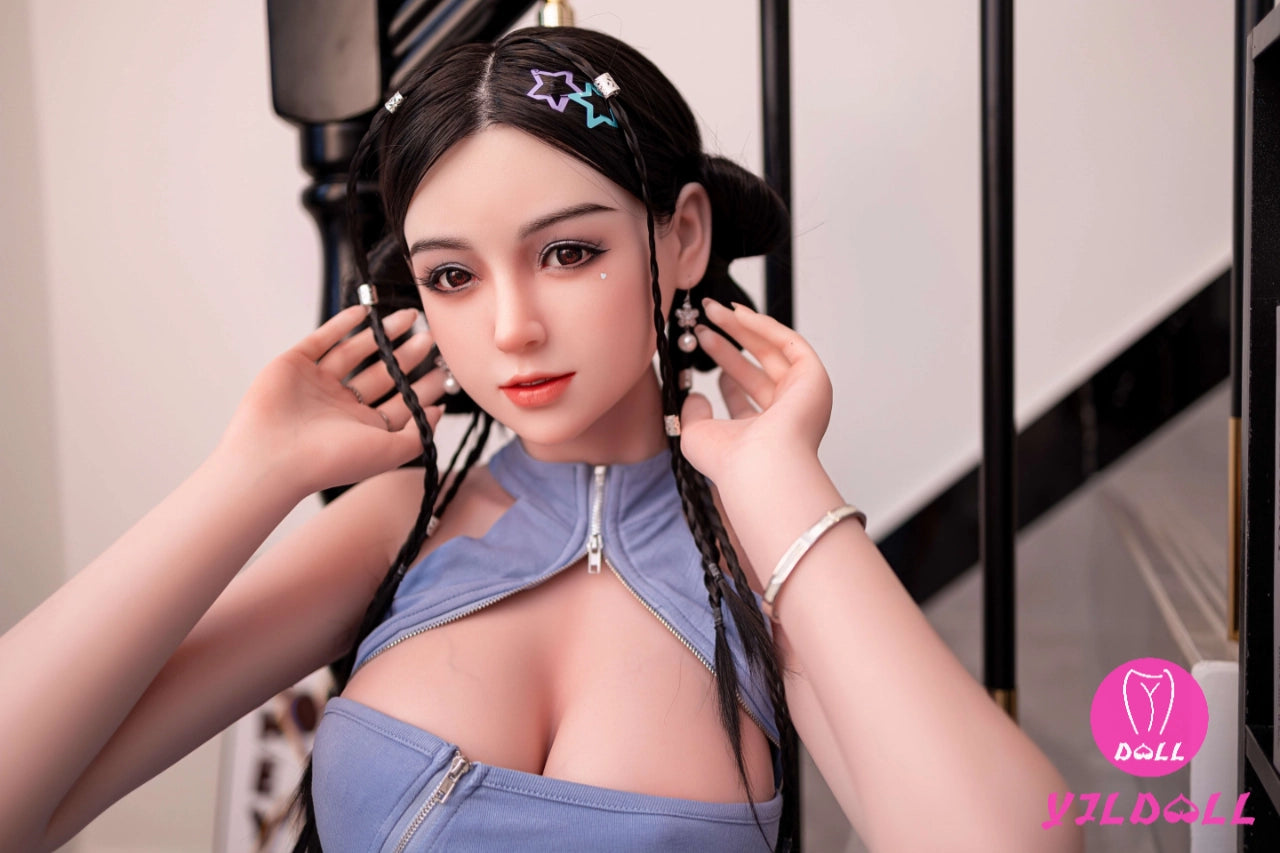 Ellen 148CM/4FT8 D Cup TPE Body+Silicone Head Sex Doll