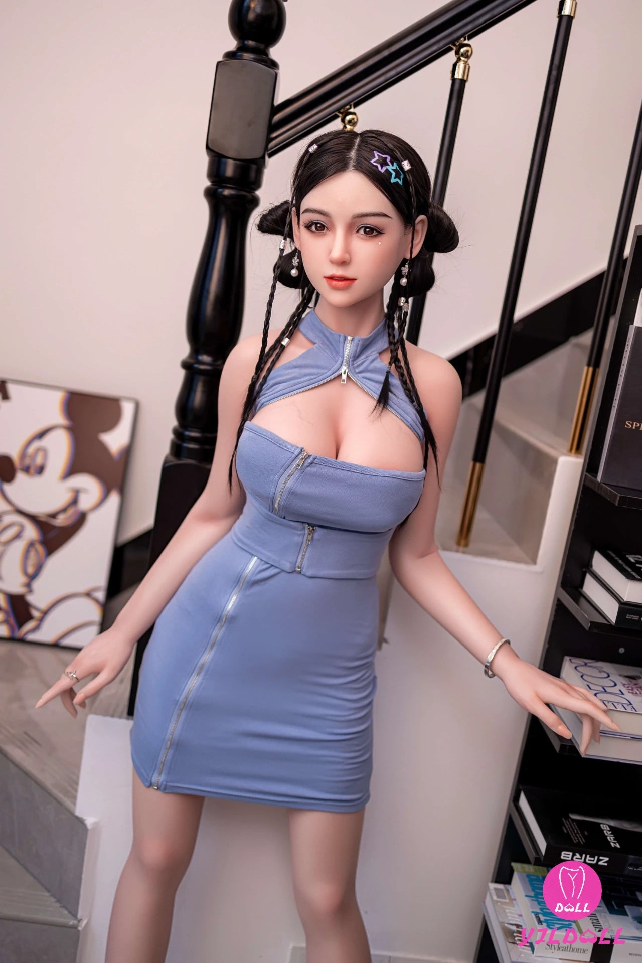Ellen 148CM/4FT8 D Cup TPE Body+Silicone Head Sex Doll
