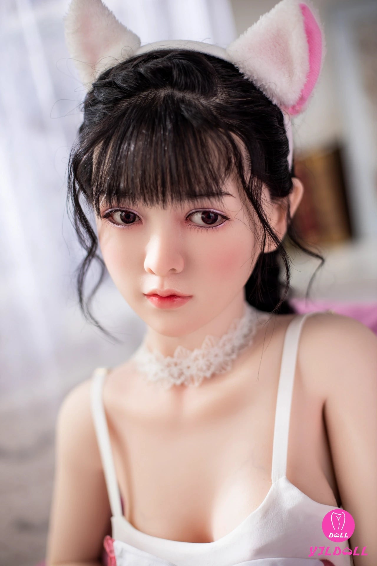 Nathalie 148CM/4FT8 C Cup TPE Body+Silicone Head Sex Doll