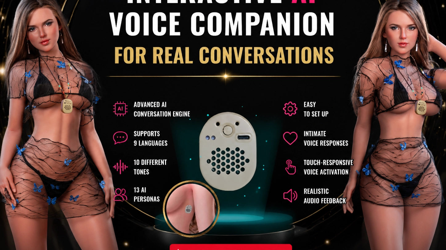 Interactive AI Voice Companion for real conversations – supports 9 languages, 10 tones, 13 AI personas, touch-responsive voice activation, available as built-in or detachable accessory, $200 limited offer