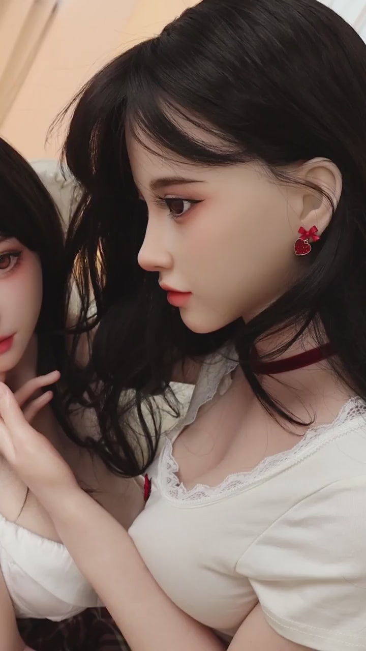 Realistic twin sex dolls in a premium editorial pose – YJL DOLL