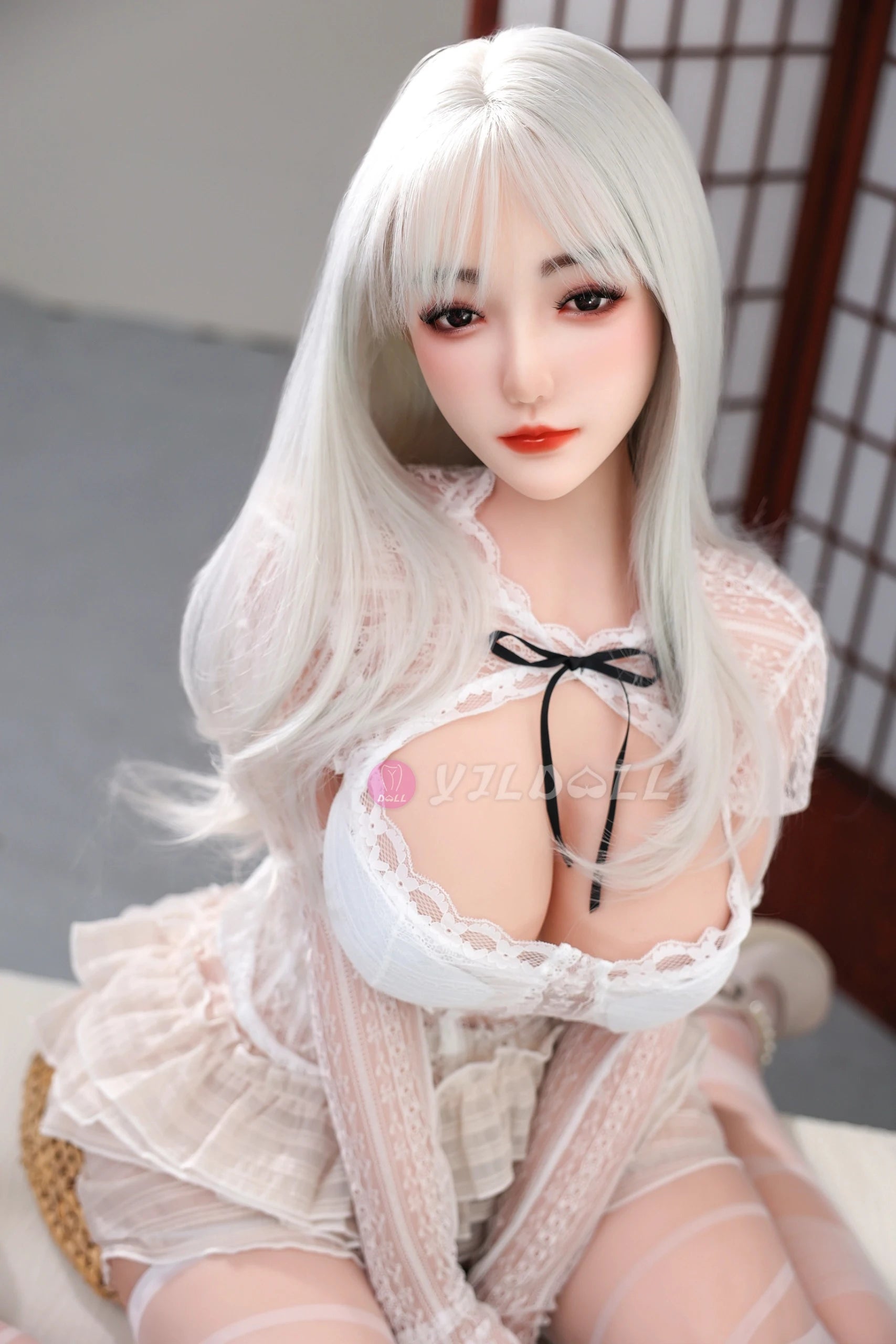 Hou Lan 163CM/5FT3 F Cup TPE Body+Silicone Head Sex Doll