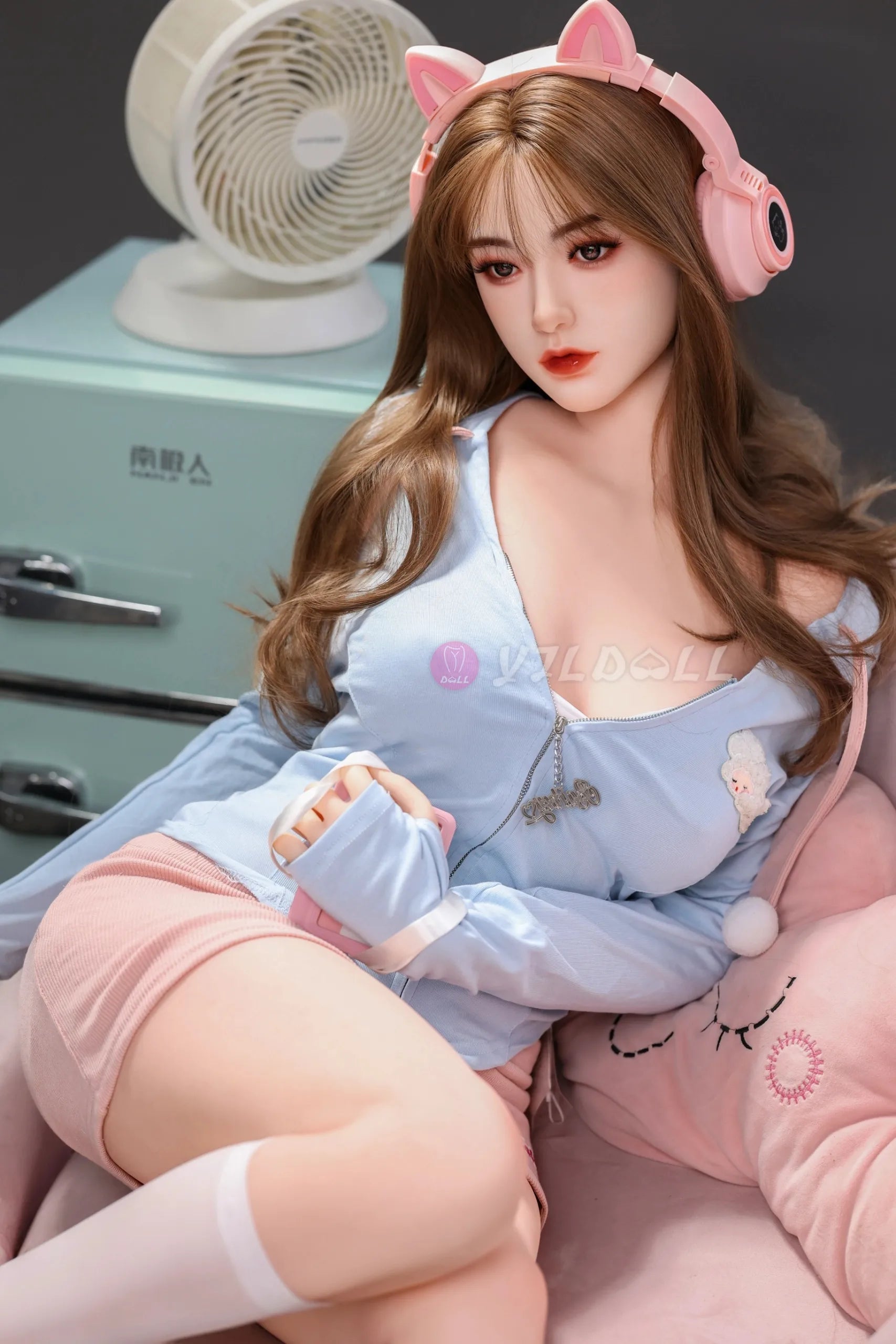 Lei Yu 168CM/5FT5 D Cup TPE Body+Silicone Head Sex Doll