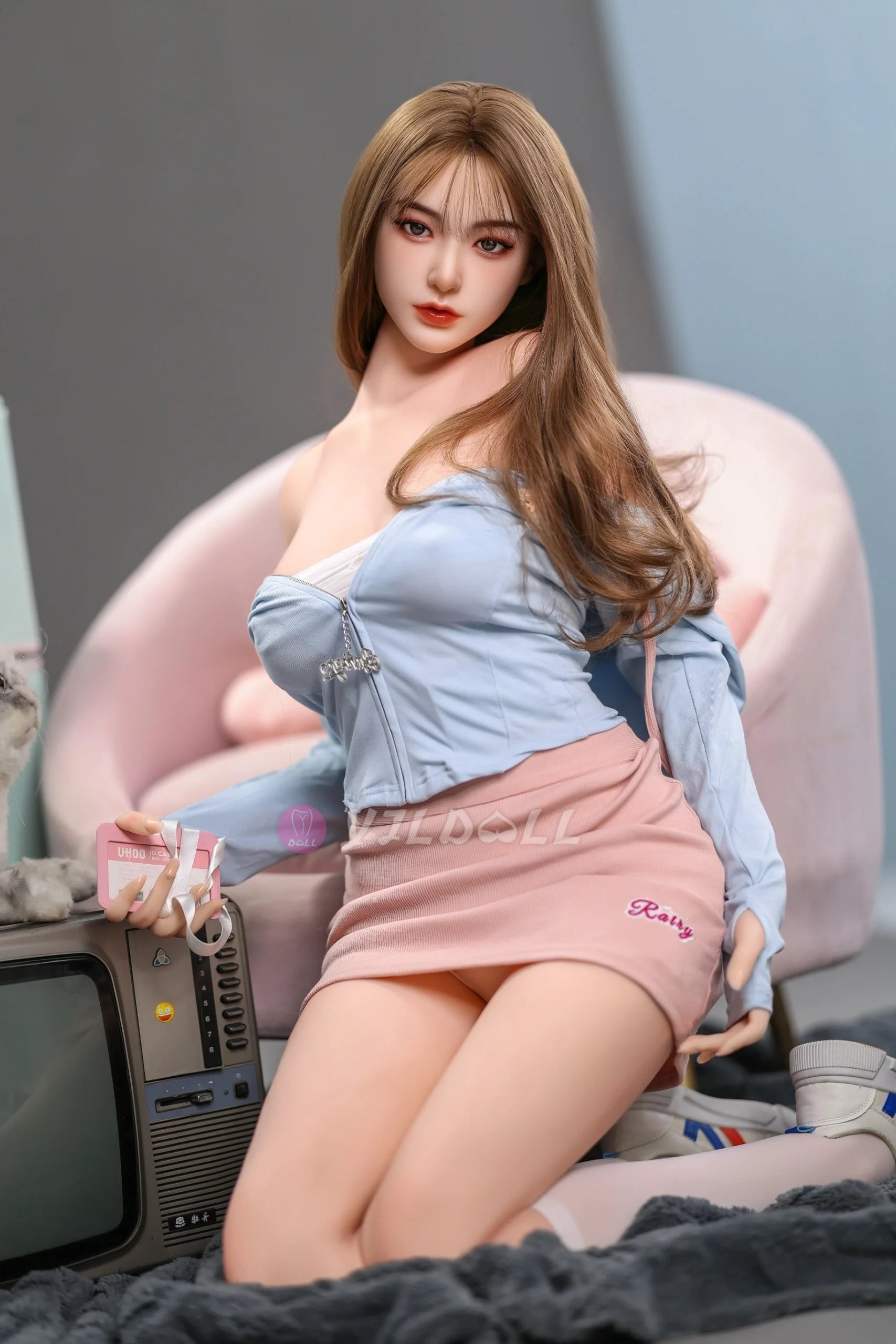 Lei Yu 168CM/5FT5 D Cup TPE Body+Silicone Head Sex Doll