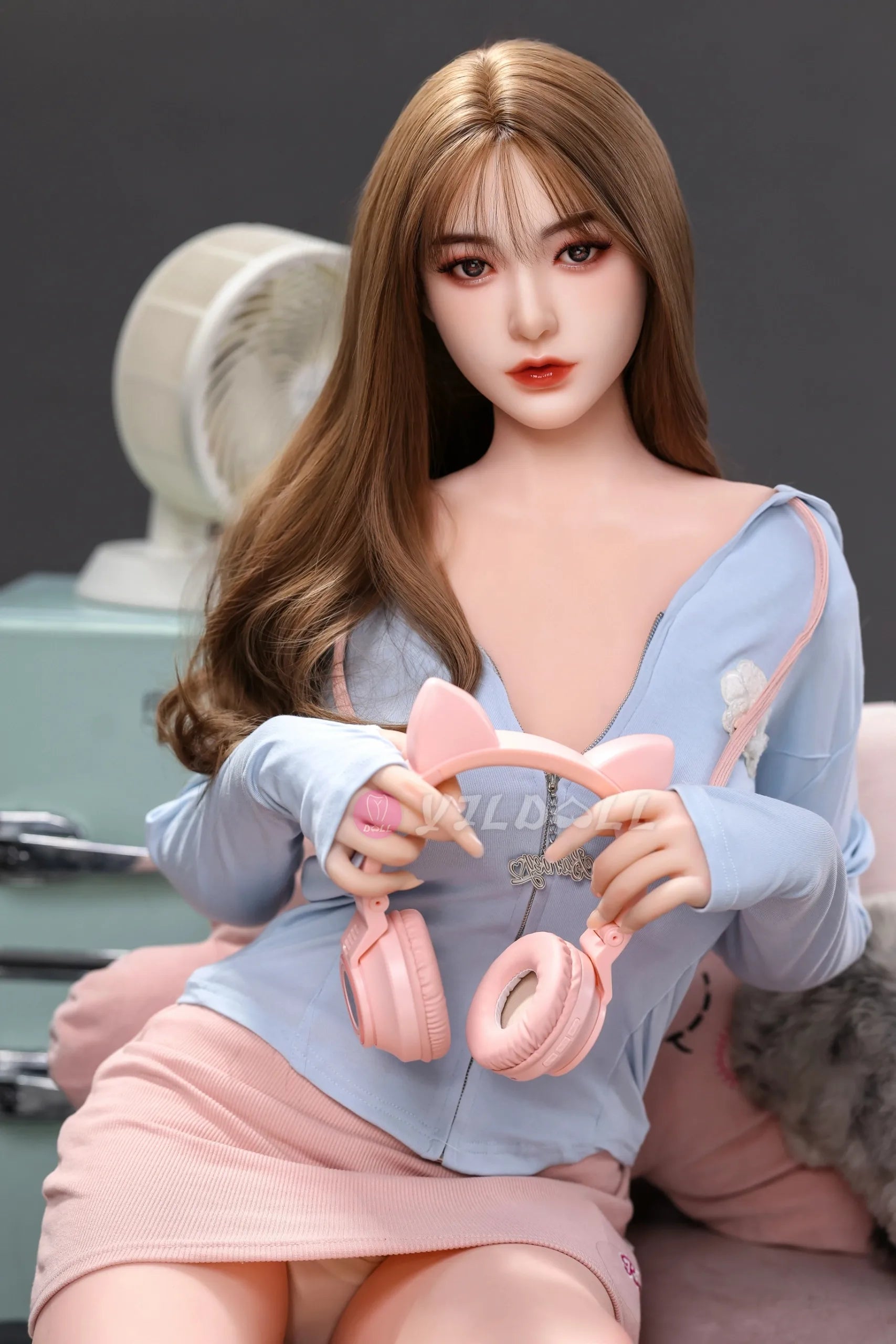 Lei Yu 168CM/5FT5 D Cup TPE Body+Silicone Head Sex Doll