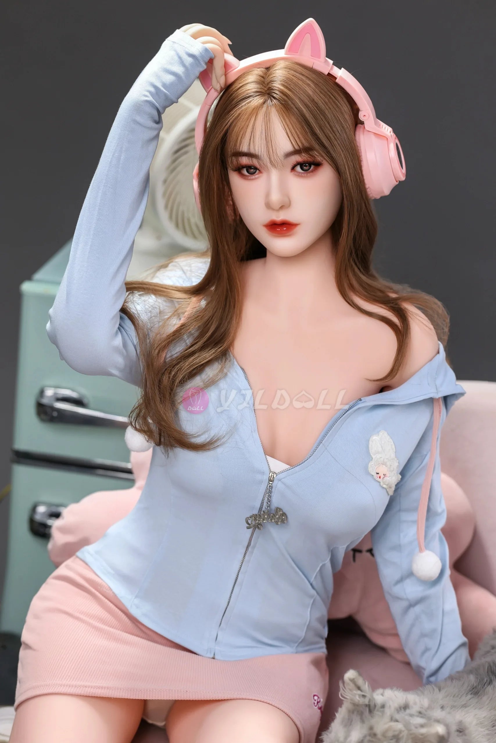 Lei Yu 168CM/5FT5 D Cup TPE Body+Silicone Head Sex Doll
