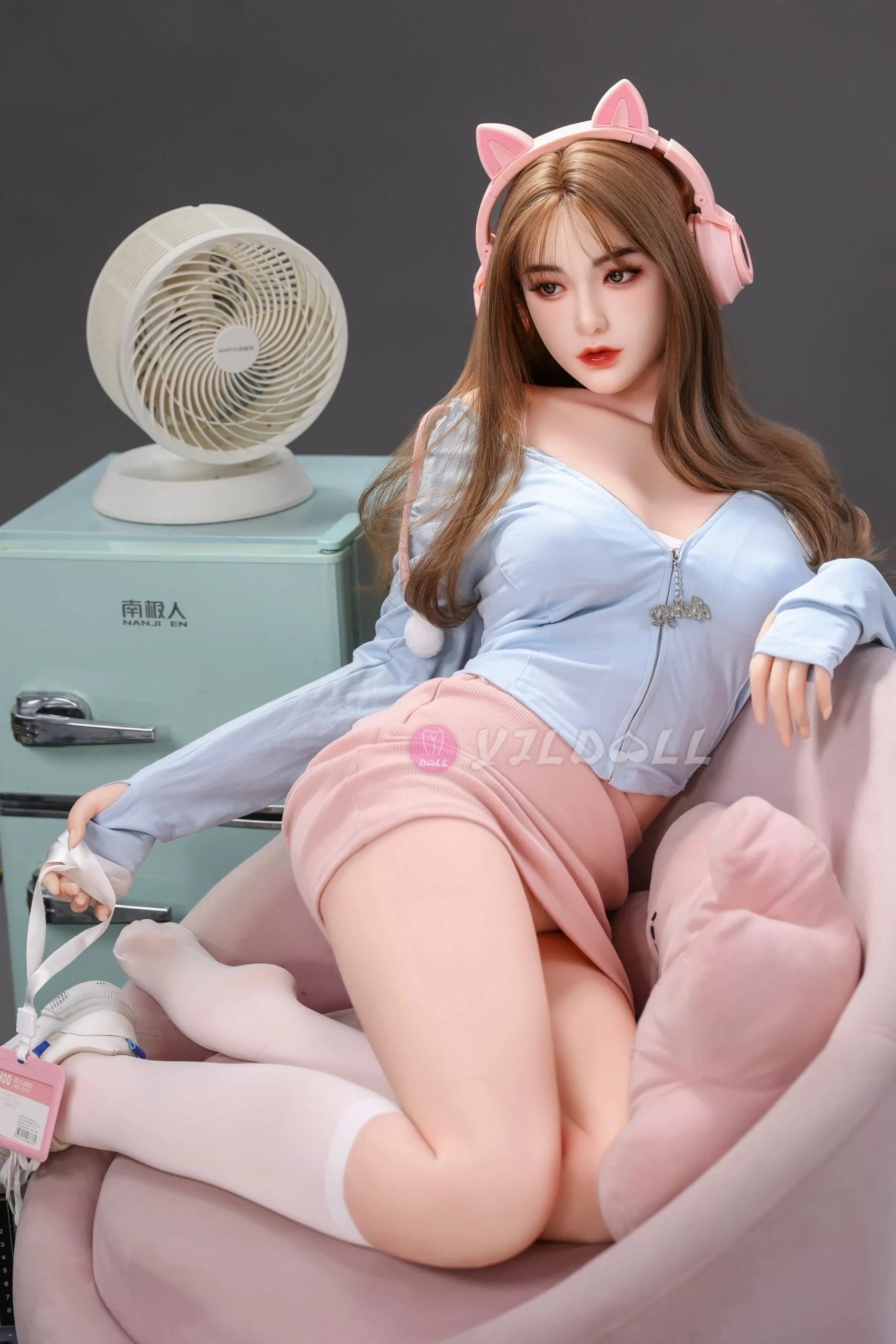 Lei Yu 168CM/5FT5 D Cup TPE Body+Silicone Head Sex Doll