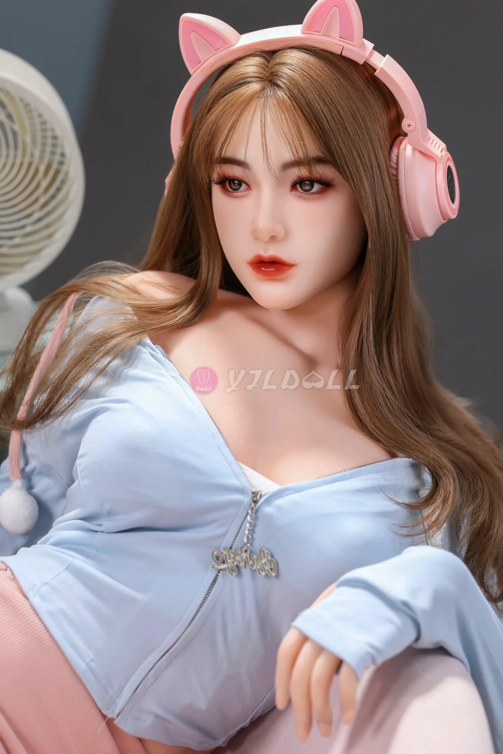 Lei Yu 168CM/5FT5 D Cup TPE Body+Silicone Head Sex Doll