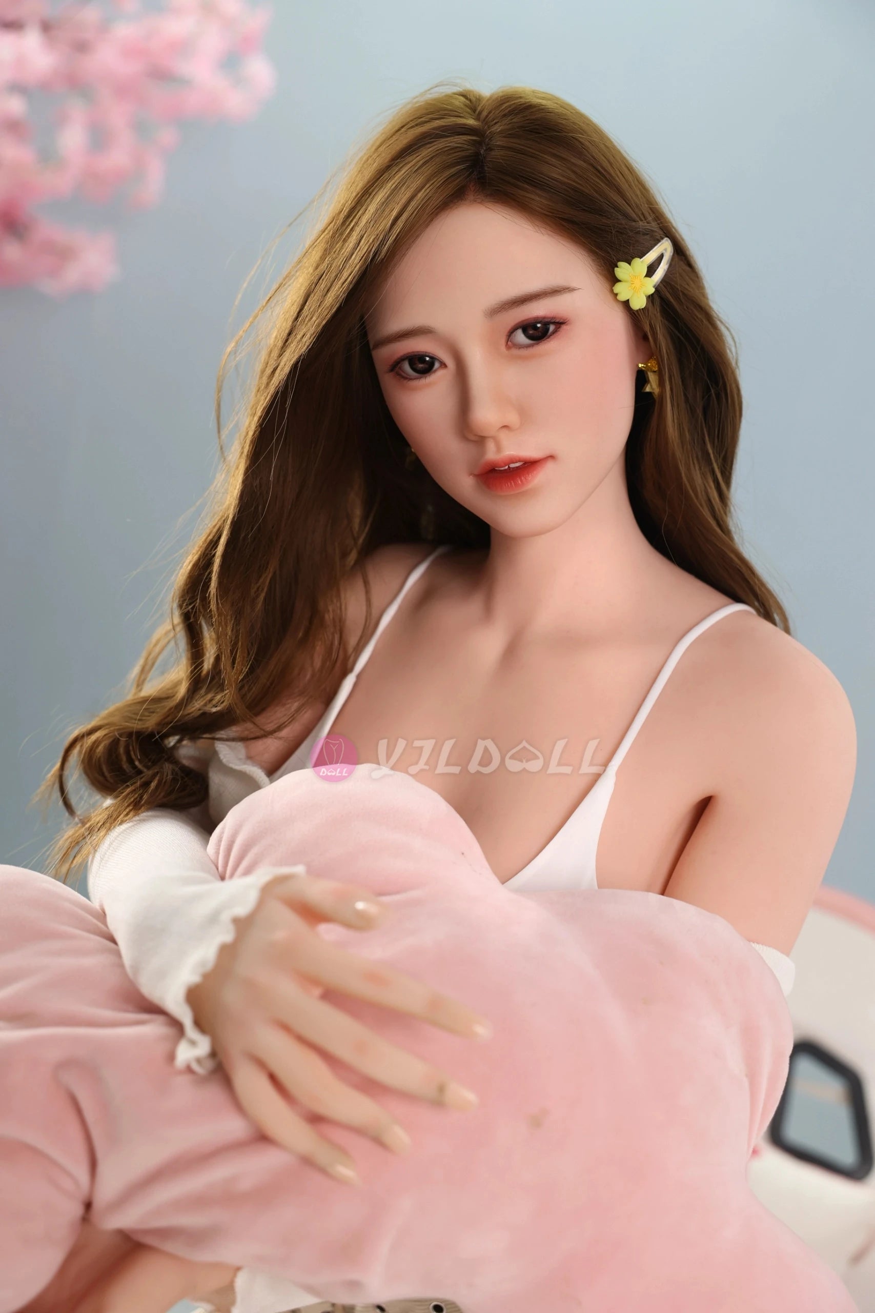 Long Li 170CM/5FT6 D Cup TPE Body+Silicone Head Sex Doll